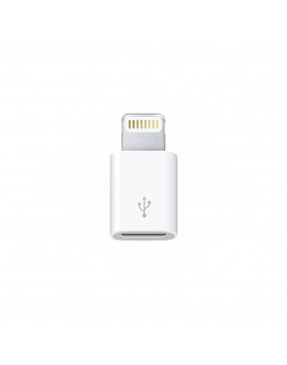 Преходник No brand, Micro USB към Lightning, Бял - 14978