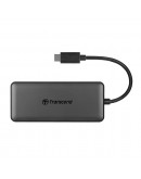 Transcend 3-Port Hub,1-Port PD,SD/MicroSD Reader, 