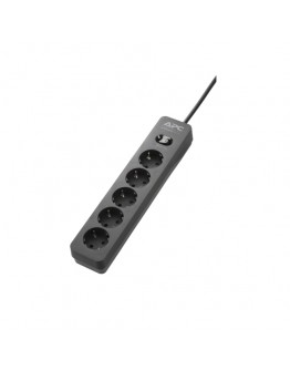 APC Essential SurgeArrest 5 Outlet Black 230V Germ