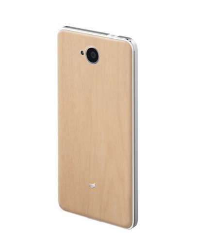 MS LUMIA 650 FLIP CVR LGH WOOD