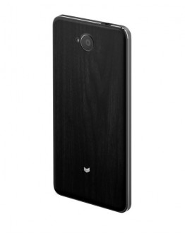 MS LUMIA 650 FLIP CVR BLK WOOD