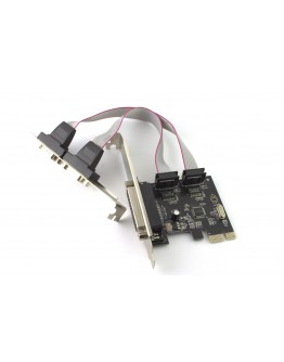 Платка PCI-E  към  Serial + Parallel port No brand-17474