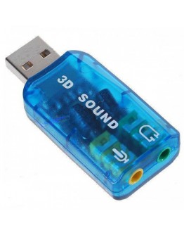 Звукова карта No brand, USB 5.1, 3D sound  - 17009