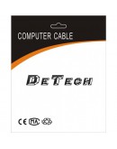 Кабел DeTech Mini DP - HDMI M/M, 14+1 cooper, 3м, Черен - 18280