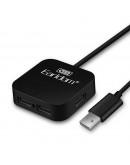 USB хъб Earldom HUB01, USB 2.0, 4 Порта, Различни цветове - 12063