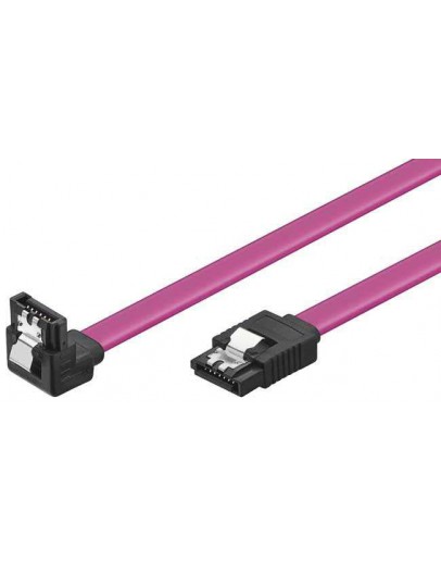 VCom Кабел SATA Cable W/Lock Right Angle - CH302R-0.45m