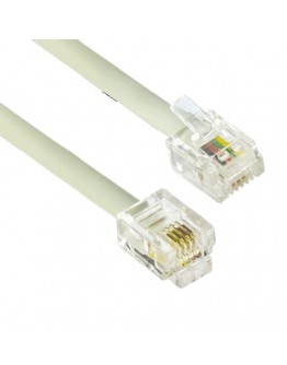 VCom Кабел за телефон Phone Cord 6P4C/6P4C - CT046-1.5m