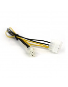 VCom Адаптер Adapter Molex Male to 4Pin P4 ATX - CE309-0.3m