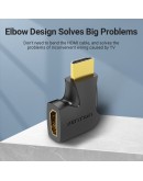 Vention Адаптер Adapter HDMI Vertical Flat 90 Degree M/F - AIPB0