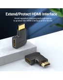 Vention Адаптер Adapter HDMI Vertical Flat 90 Degree M/F - AIPB0