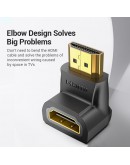 Vention Адаптер Adapter HDMI Right Angle 90 Degree M/F - AIOB0