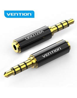 Vention адаптер Adapter Audio 3.5mm M / 2.5mm F  Black Metal - BFBB0