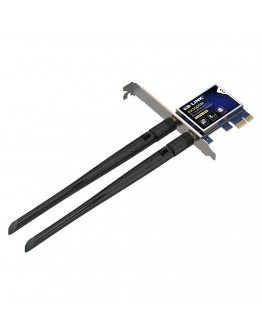 Безжичен мрежов адаптер LB-LINK BL-X50BT, PCI-E, 2400Mbps, Bluetooth, 2.4/5Ghz, 2 x 6dBi - 19049