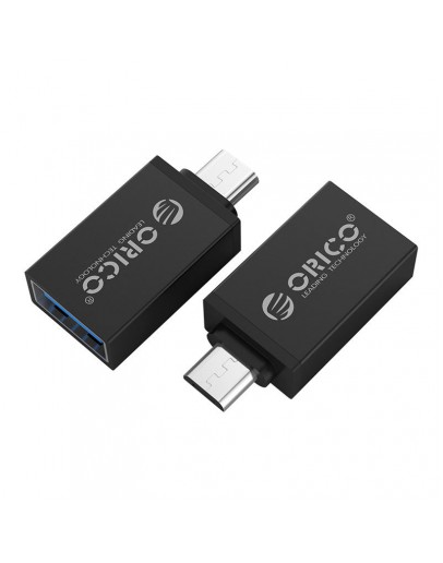 Orico преходник Adapter OTG -  USB Micro B to USB3.0 AF - CBT-UM01-BK