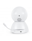 Смарт охранителна камера No brand PST-BM289, Бебефон, 2.0Mp, Вътрешен монтаж, Wi-Fi, Tuya Smart, Бял - 91026