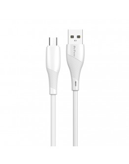 Кабел за данни DeTech DE-44M3, Micro USB, 3.0m, Бял - 40270