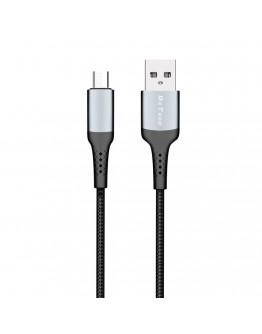 Кабел за данни DeTech DE-43M3, Micro USB, 3.0m, Черен - 40262