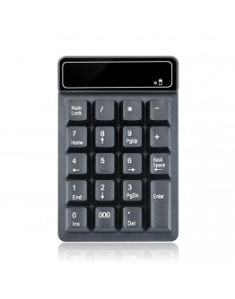 Клавиатура No brand K3, Num pad, Безжична, Bluetooth, Черен - 6186