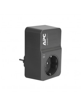 APC Home/Office SurgeArrest 1 Outlet 230V, Black, 