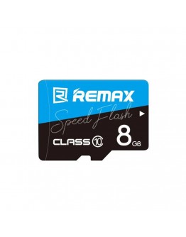 Карта памет Remax Speed Flash, Micro SD, 8GB, Class 10, Син - 62056