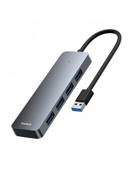 USB хъб Baseus UltraJoy, 4 Порта, USB към 4xUSB 3.0, 0.15m, Сив - 12072