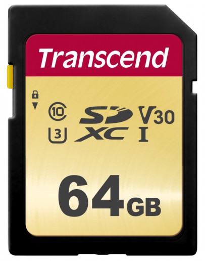 Transcend 64GB SD card UHS-I U3, MLC