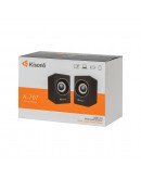 Тонколони Kisonli A-707, 2x3W, USB, Черен - 22162