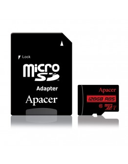 Apacer 128GB microSDXC Class 10 UHS-I (1 adapter)