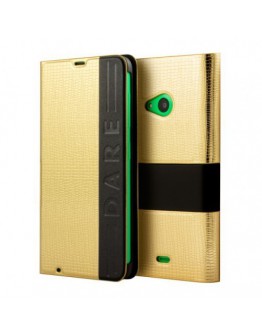 FLIP COVER LUMIA 535 GOLD SKIN