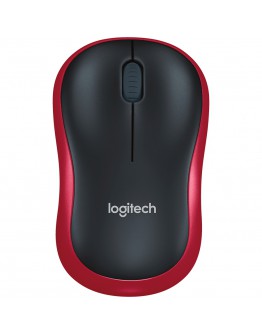 LOGITECH M185 Wireless Mouse - RED -