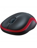 LOGITECH M185 Wireless Mouse - RED -