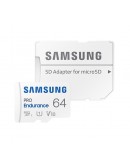 Samsung 64 GB micro SD PRO Endurance, Adapter, Cla