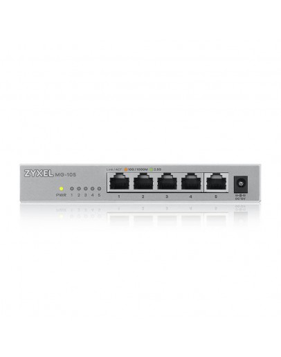 ZyXEL MG-105, 5 Ports, Desktop, 2.5G MultiGig unma