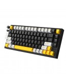 Lamzu професионална геймърска механична клавиатура Professional Gaming Mechanical Keyboard JET 75 - 8K, Magnetic Gateron Jade Switches - Black/Yellow