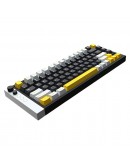 Lamzu професионална геймърска механична клавиатура Professional Gaming Mechanical Keyboard JET 75 - 8K, Magnetic Gateron Jade Switches - Black/Yellow