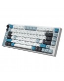Lamzu професионална геймърска механична клавиатура Professional Gaming Mechanical Keyboard JET 75 - 8K, Magnetic Gateron Jade Switches - White/Blue