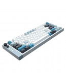 Lamzu професионална геймърска механична клавиатура Professional Gaming Mechanical Keyboard JET 75 - 8K, Magnetic Gateron Jade Switches - White/Blue