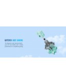 Lamzu професионална геймърска механична клавиатура Professional Gaming Mechanical Keyboard JET 75 - 8K, Magnetic Gateron Jade Switches - White/Blue