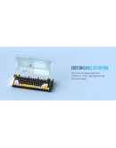 Lamzu професионална геймърска механична клавиатура Professional Gaming Mechanical Keyboard JET 75 - 8K, Magnetic Gateron Jade Switches - White/Blue