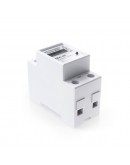 Смарт електромер No brand PST-ZMAi-90, За 35mm DIN, 220V, 60A, Wi-Fi, Tuya Smart, Бял - 91023