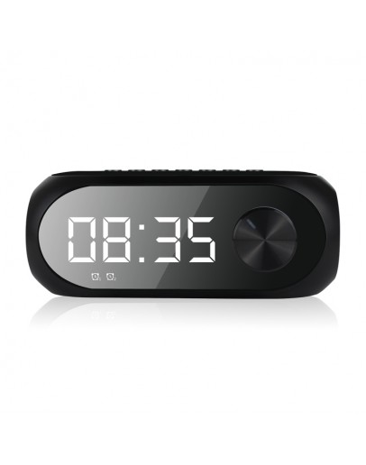 Тонколона Kisonli LP-2S, Bluetooth, Часовник, SD, FM, AUX, RGB, Черен - 22280