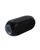 Тонколона Kisonli LP-2S, Bluetooth, Часовник, SD, FM, AUX, RGB, Черен - 22280