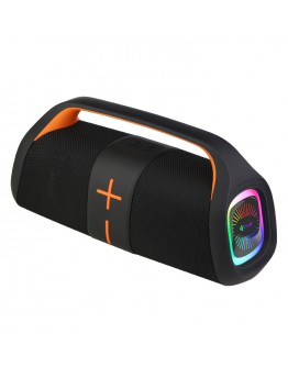 Тонколона Kisonli K12, Bluetooth, USB, SD, AUX, RGB, Черен - 22294