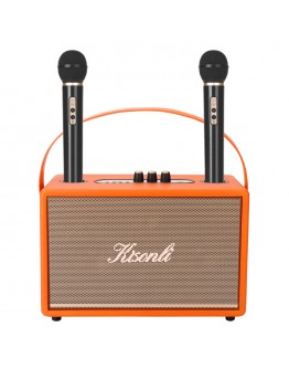 Тонколона Kisonli G108, Караоке, Bluetooth, USB, SD, AUX, Различни цветове - 22306