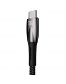 Кабел за данни Baseus Glimmer, Type-C, 100W, 1.0m, Черен - 40480