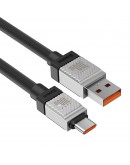 Кабел за данни Baseus CoolPlay, Type-C, 100W, 1.0m, Черен - 40445