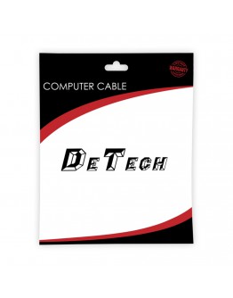 Кабел DeTech LAN - LAN, CAT 5 24AWG, 10m -18030