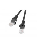 Lanberg patch cord CAT.5E 2m, black