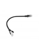 Lanberg patch cord CAT.5E 0.25m, black