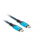Lanberg USB-C M/M 4.0 cable 2m 240w 8k 60hz black-